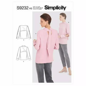 Misses Top Blouse Designer Look Simplicity R10936 S9232 NEW UNCUT Size 16-24
